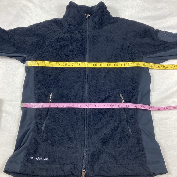 Columbia Titanium Fleece Inner Jacket Black Women’s Size Medium Full Zip 2 Pkts - Picture 9 of 9